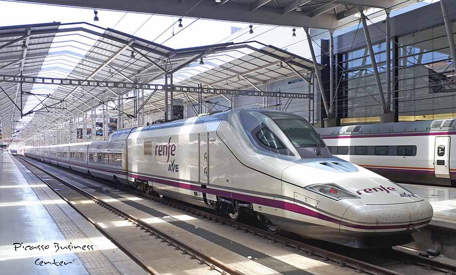 Barcelona la 6:01, Madrid la 2:55 cu trenul de mare viteză Renfe AVE Barcelona-Madrid-Malaga